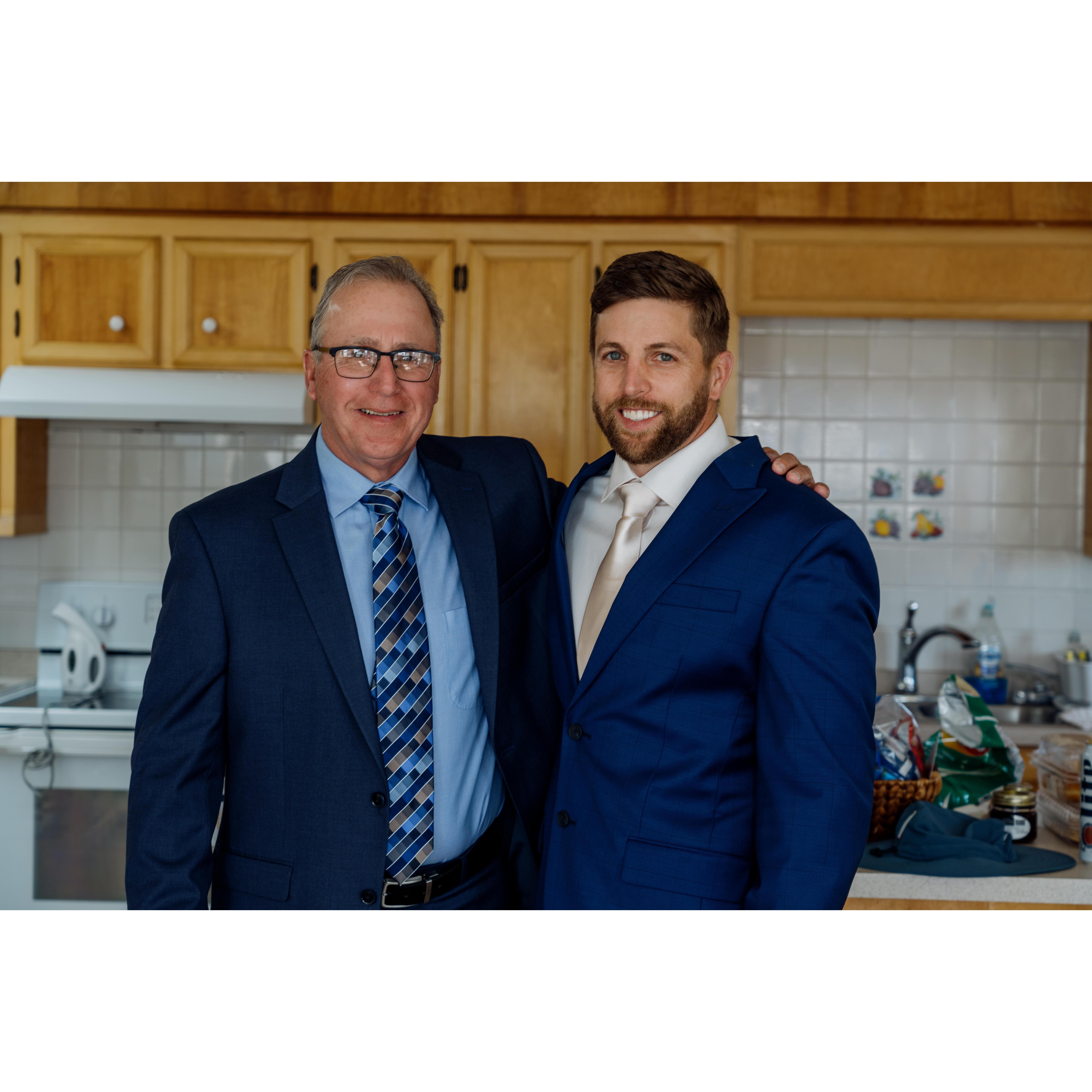 Mark and his dad, Robert