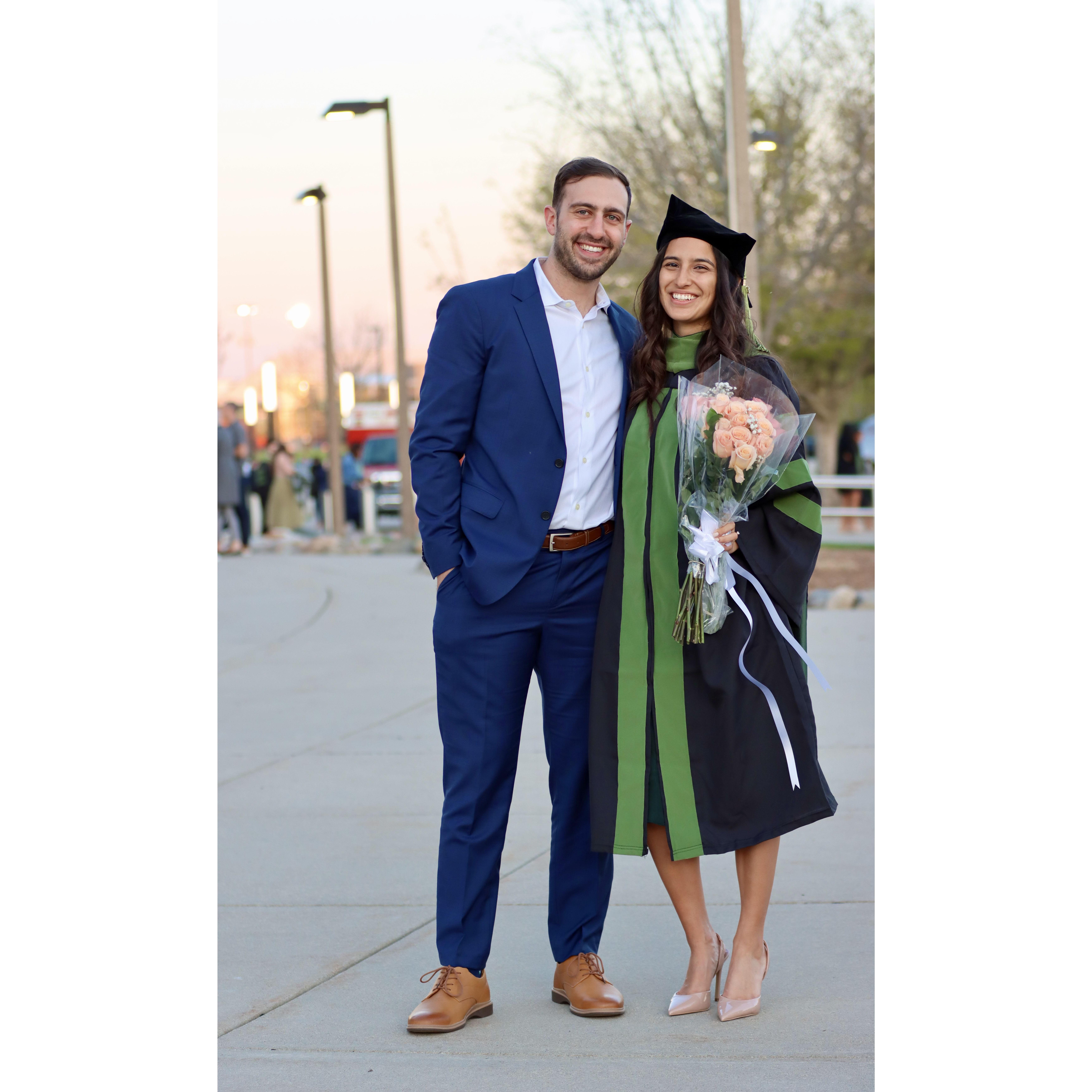 April 25, 2024: Jen.... correction, Dr. Lara graduates medical school!
