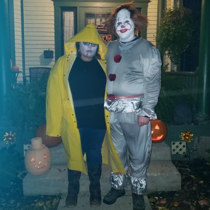Our first Halloween together (Georgie and Pennywise)