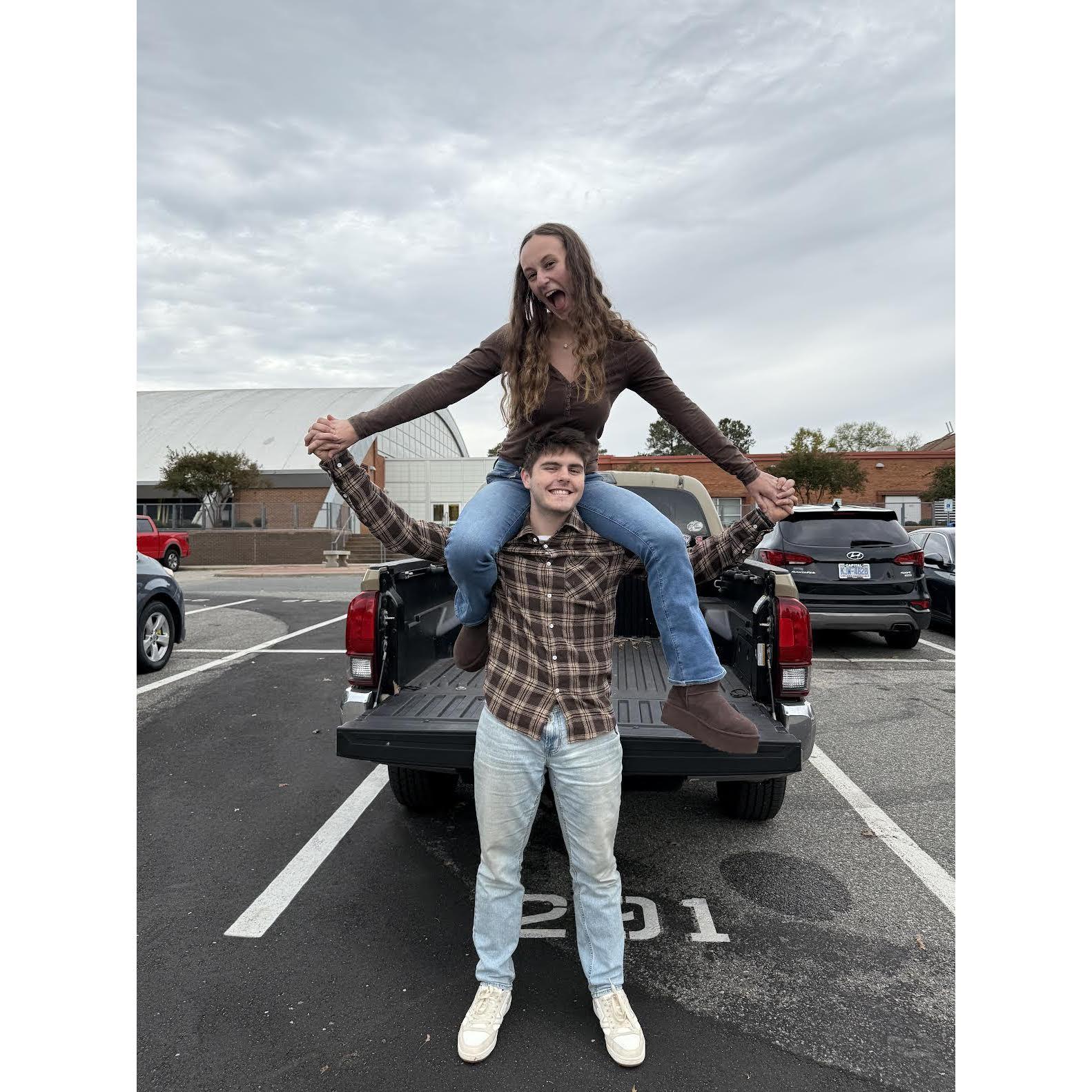 We love accidentally matching!