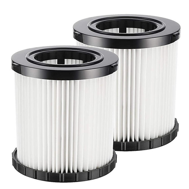 isinlive 2 Pack DCV5801H Hepa Replacement Filter Compatible for DeWalt DCV580 & DCV581H Wet Dry Vacuum