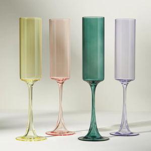 Morgan Flutes, Set of 4 in Quartz Tones
