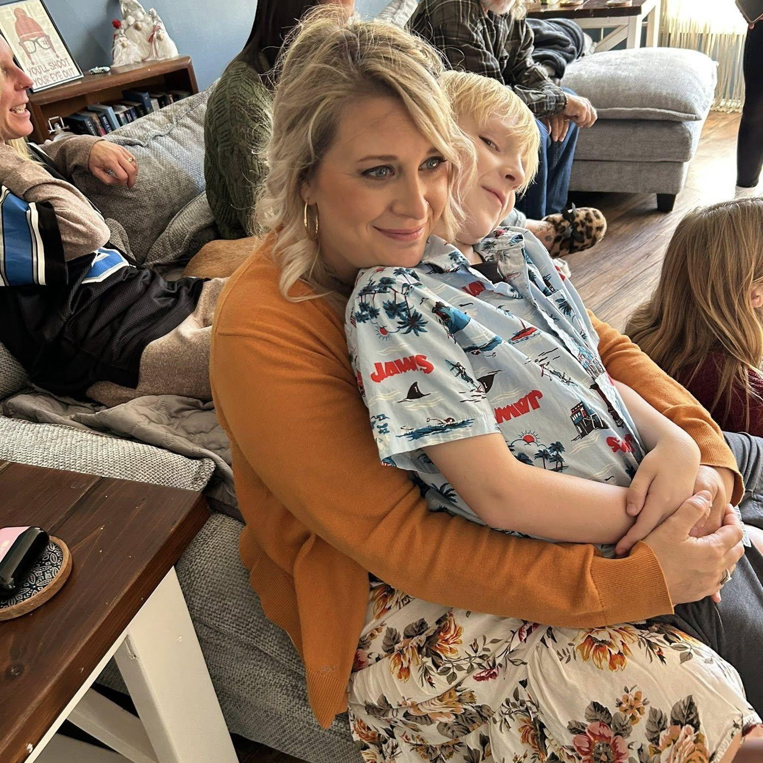 Jenny and Lee at our first new family Thanksgiving