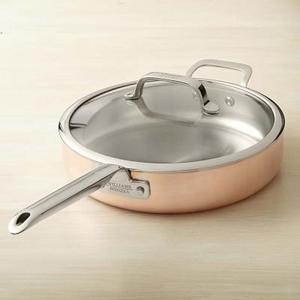 Williams Sonoma Professional Copper Sauté Pan, 4-Qt.