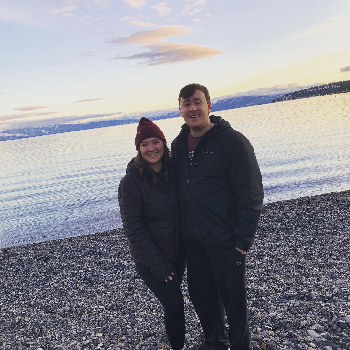 Lake Tahoe trip in February 2021 - not pictured: Allie rolling down the mountain learning how to snowboard