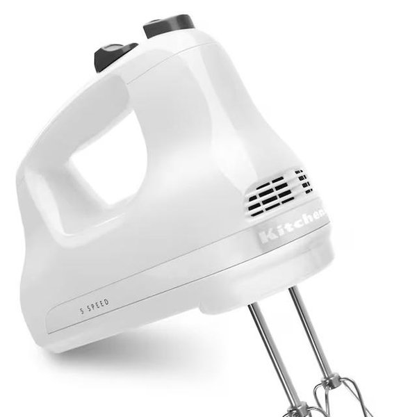 5-Speed Ultra Power™ Hand Mixer - White | KitchenAid US