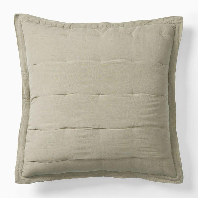 Signature Tencel Linen Euro Sham, Elm