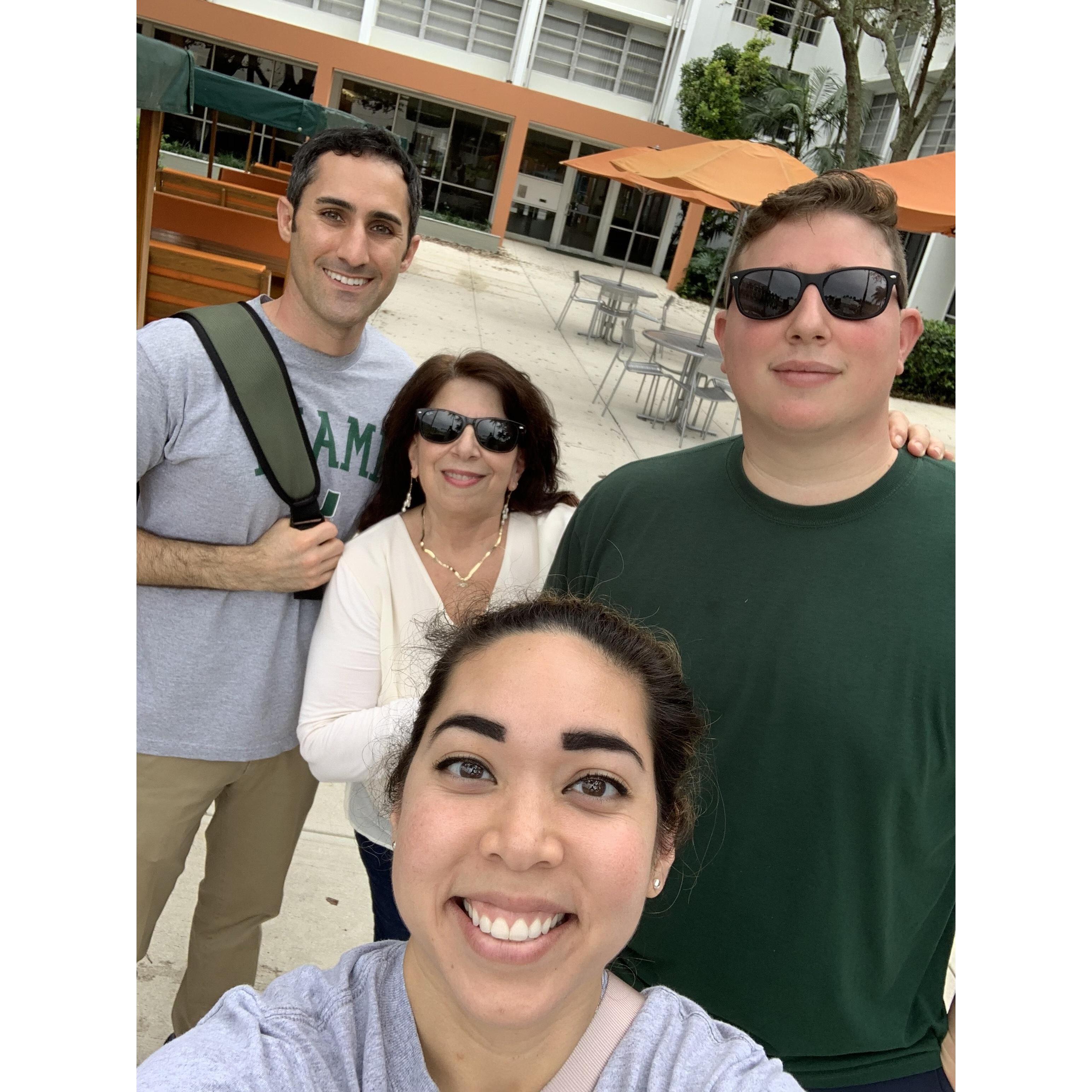 Coral Gables, FL 2019 (with Camille and Ryan Romano, remembering Dr. Alexander Aiello Paley)