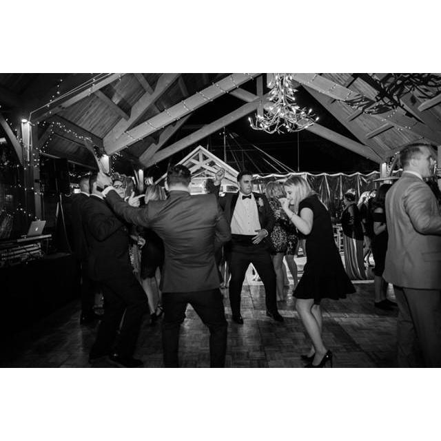 Dancing away at Anth & Becc's wedding.