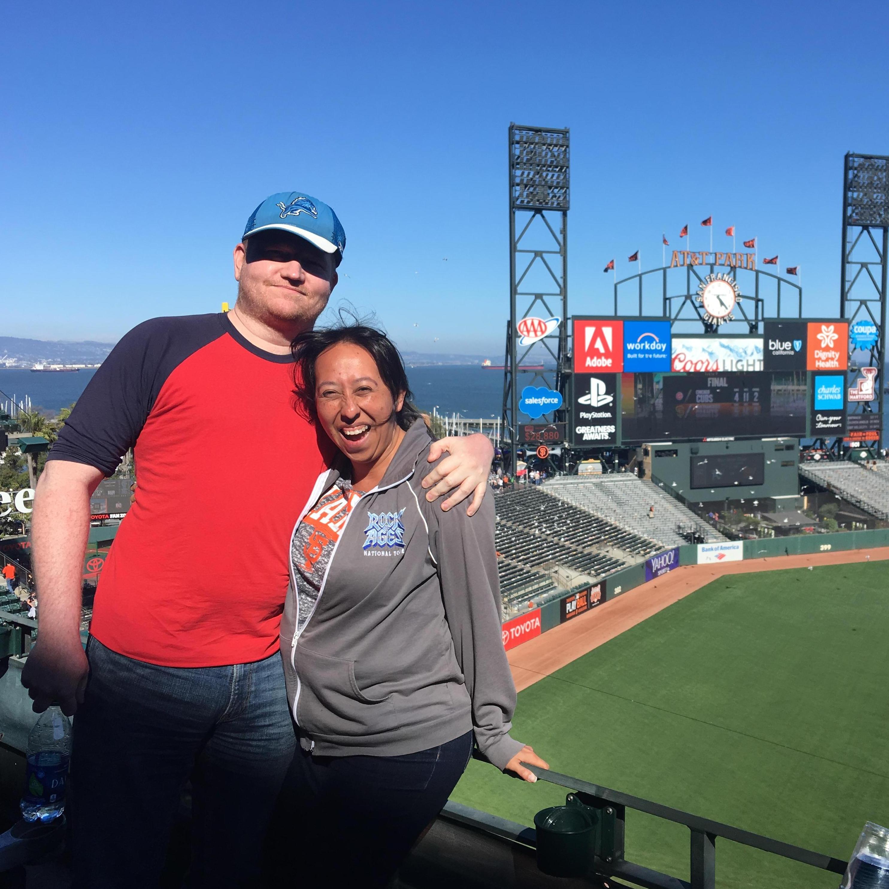 Baseball day in San Francisco