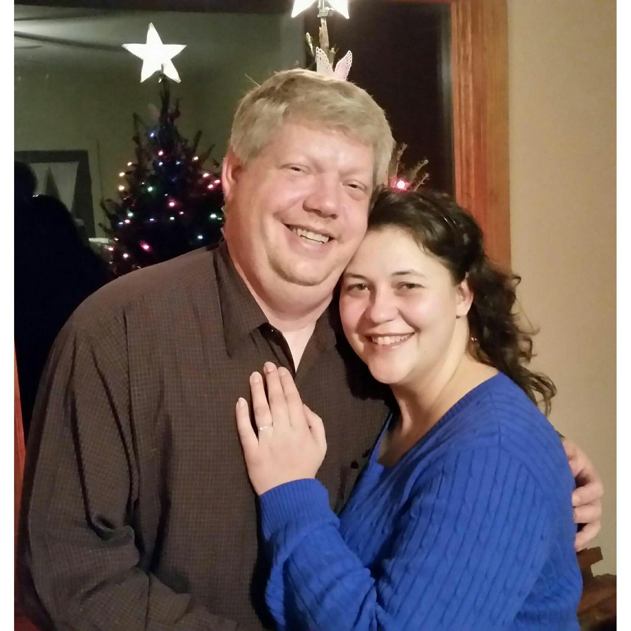 The night he proposed! December 23, 2017