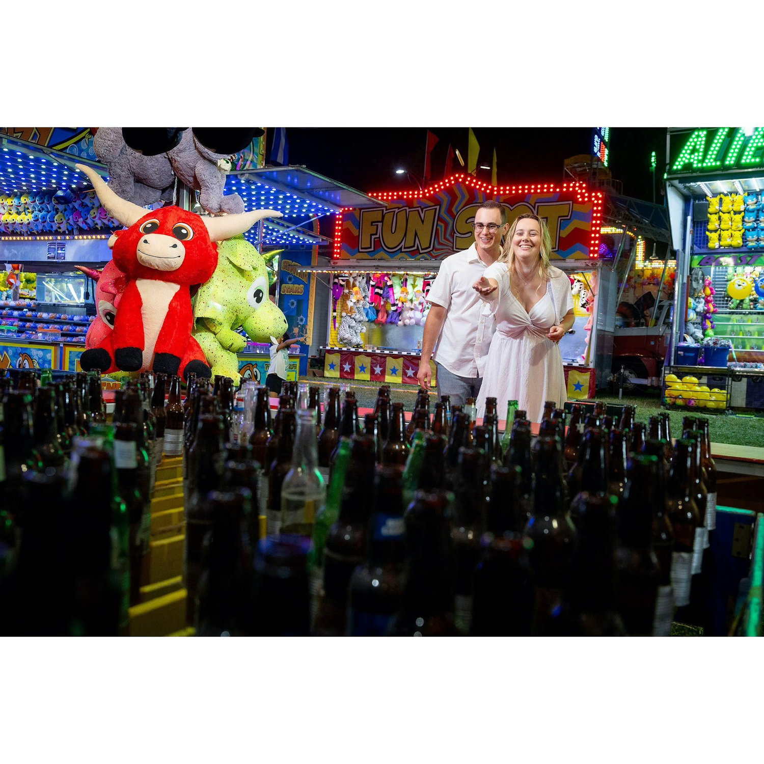 Engagement Photos at the Fair