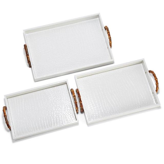 Croc tray with bamboo handles med