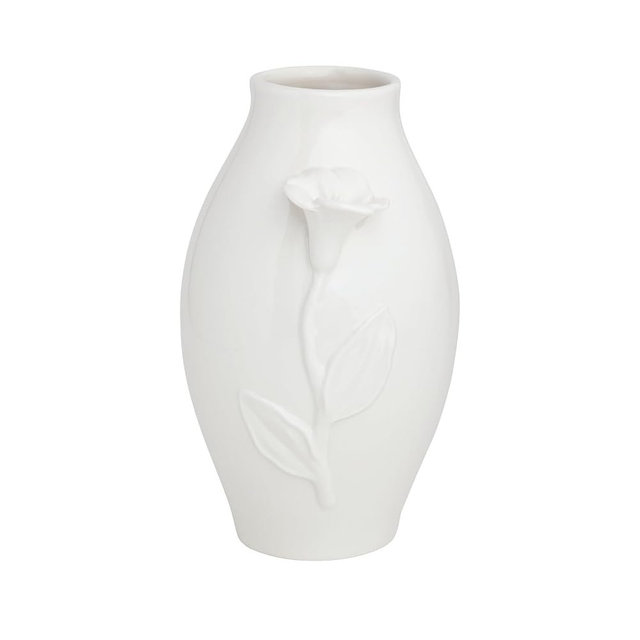 Mud Pie Stoneware Small Single Flower Vase
