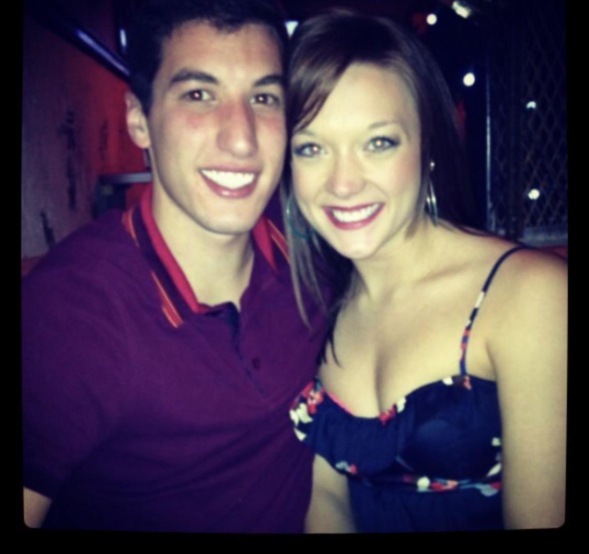 Our very first photo together at 18 and 19 years old.