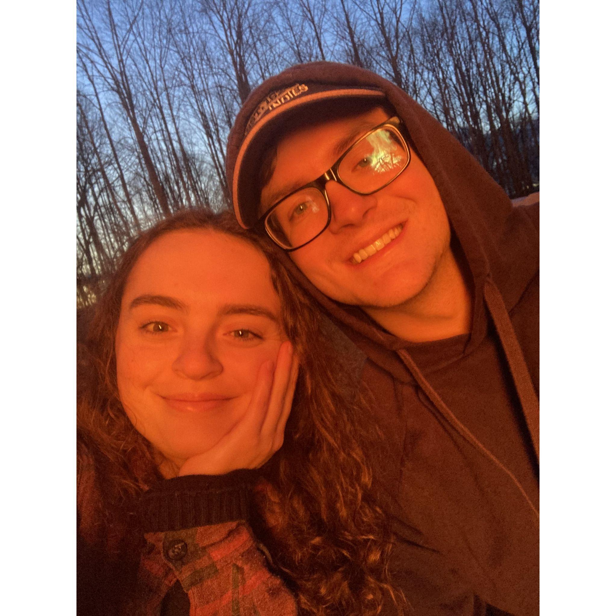 Bonfire with friends!
