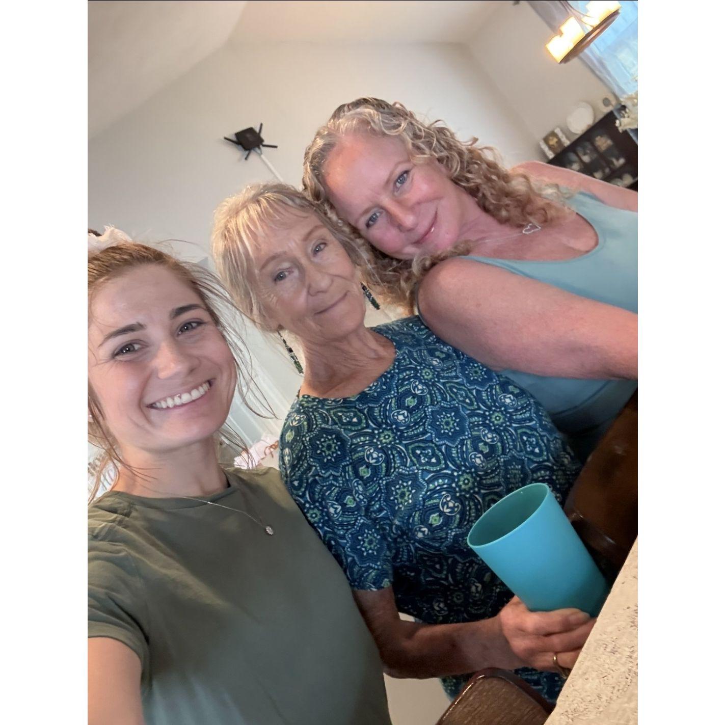 Birthday fun with my mom and Ayla