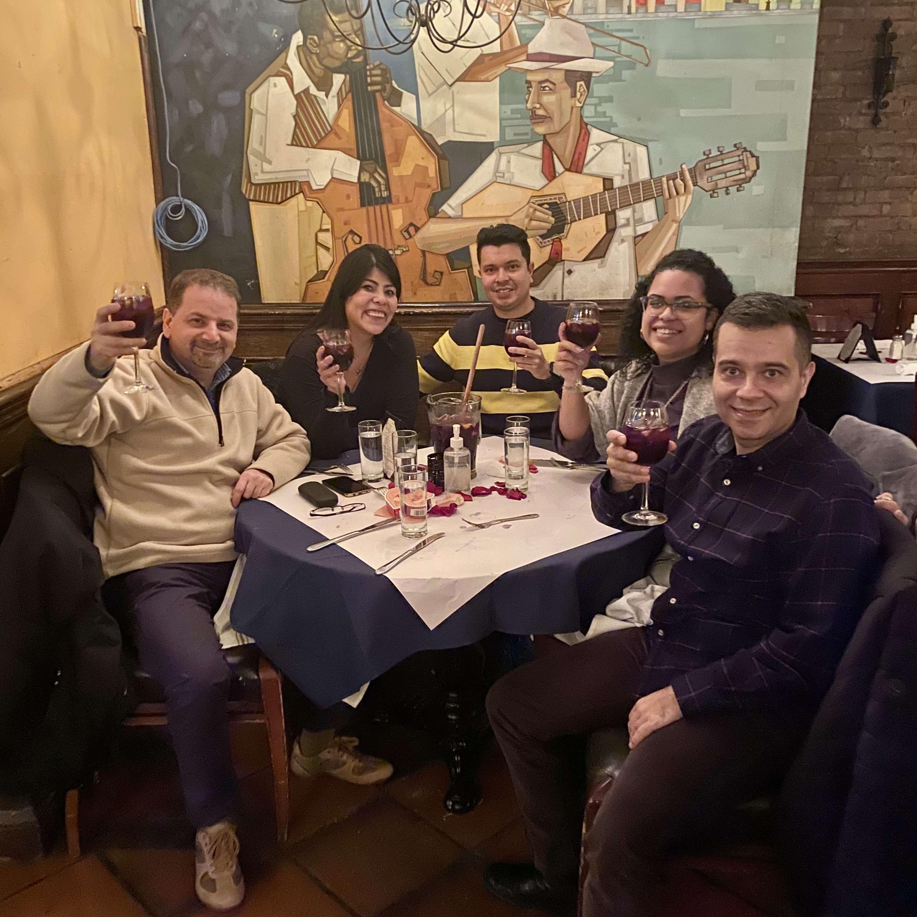 Valentine's Day at our First Date spot - Guantanamera, February 2021