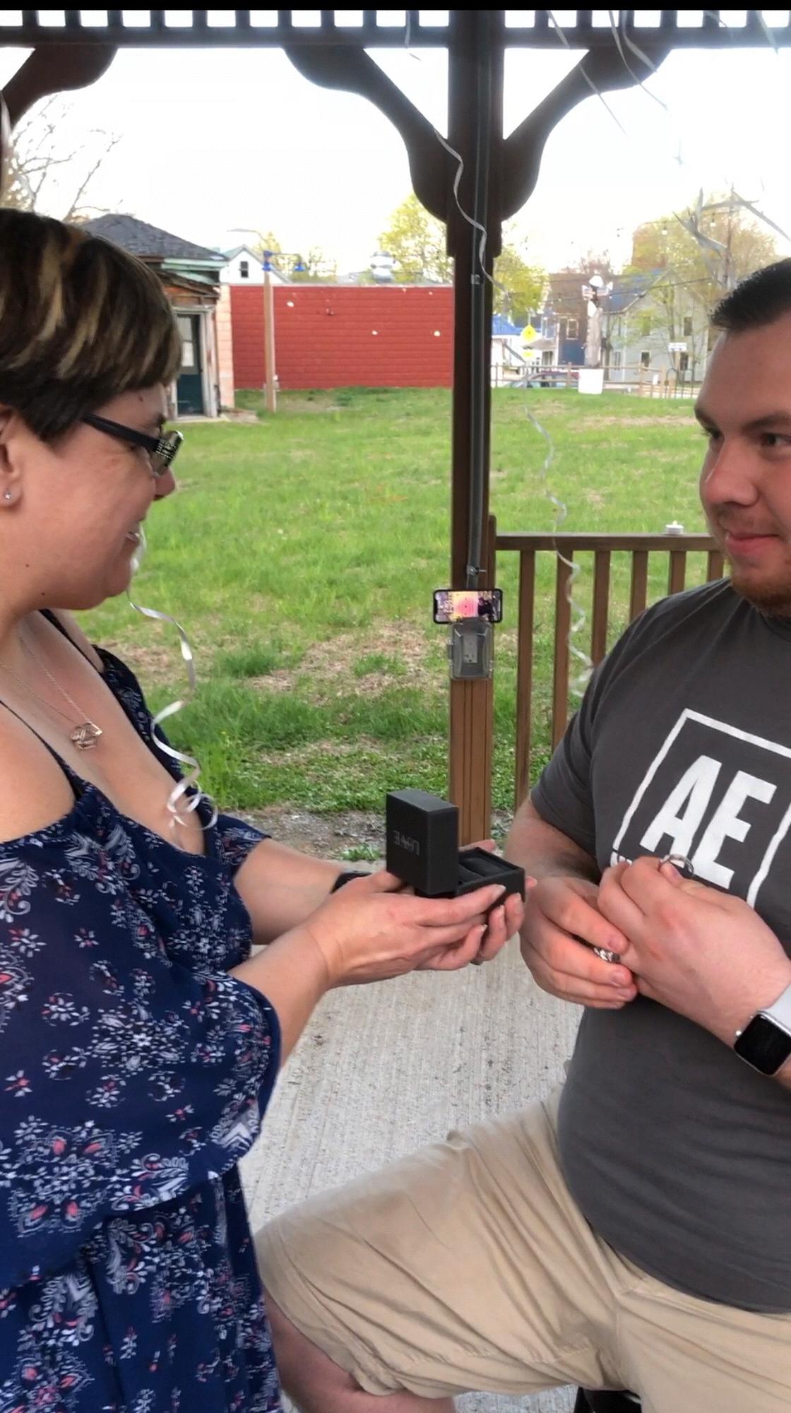 The day he said YES! May 17, 2020
