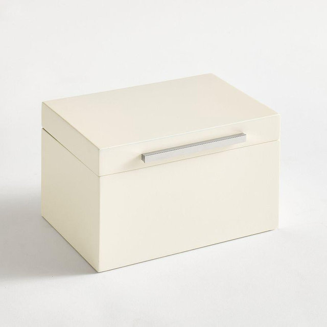 Stella Jewelry Box, Small - Dutch White