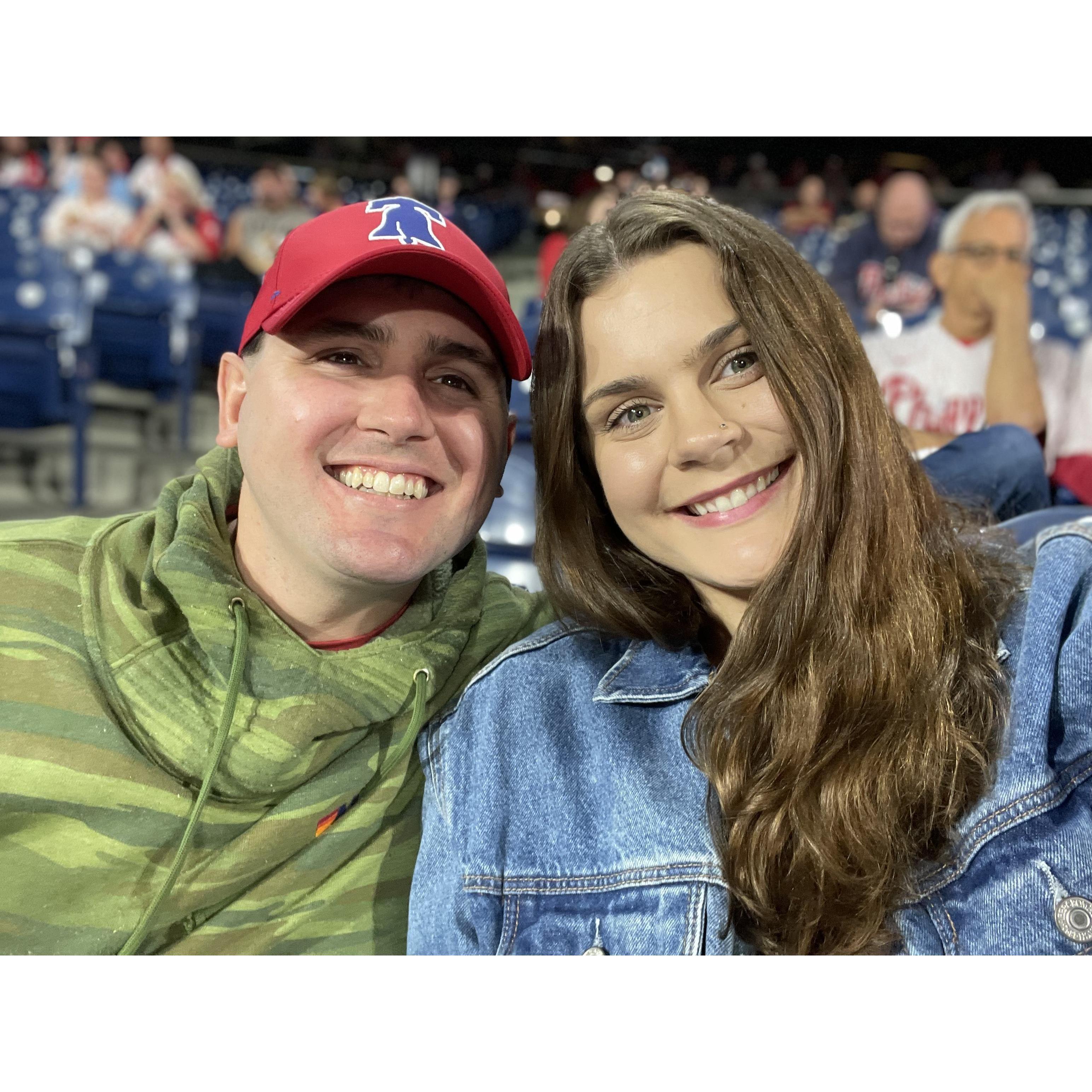Another Phillies game, another item of Philadelphia sports merch in Cordes' closet! Thanks for the tickets, LG!
