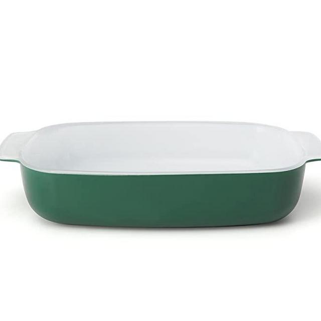 Creo SmartGlass Cookware, 2-quart Baking Dish, Bali Green