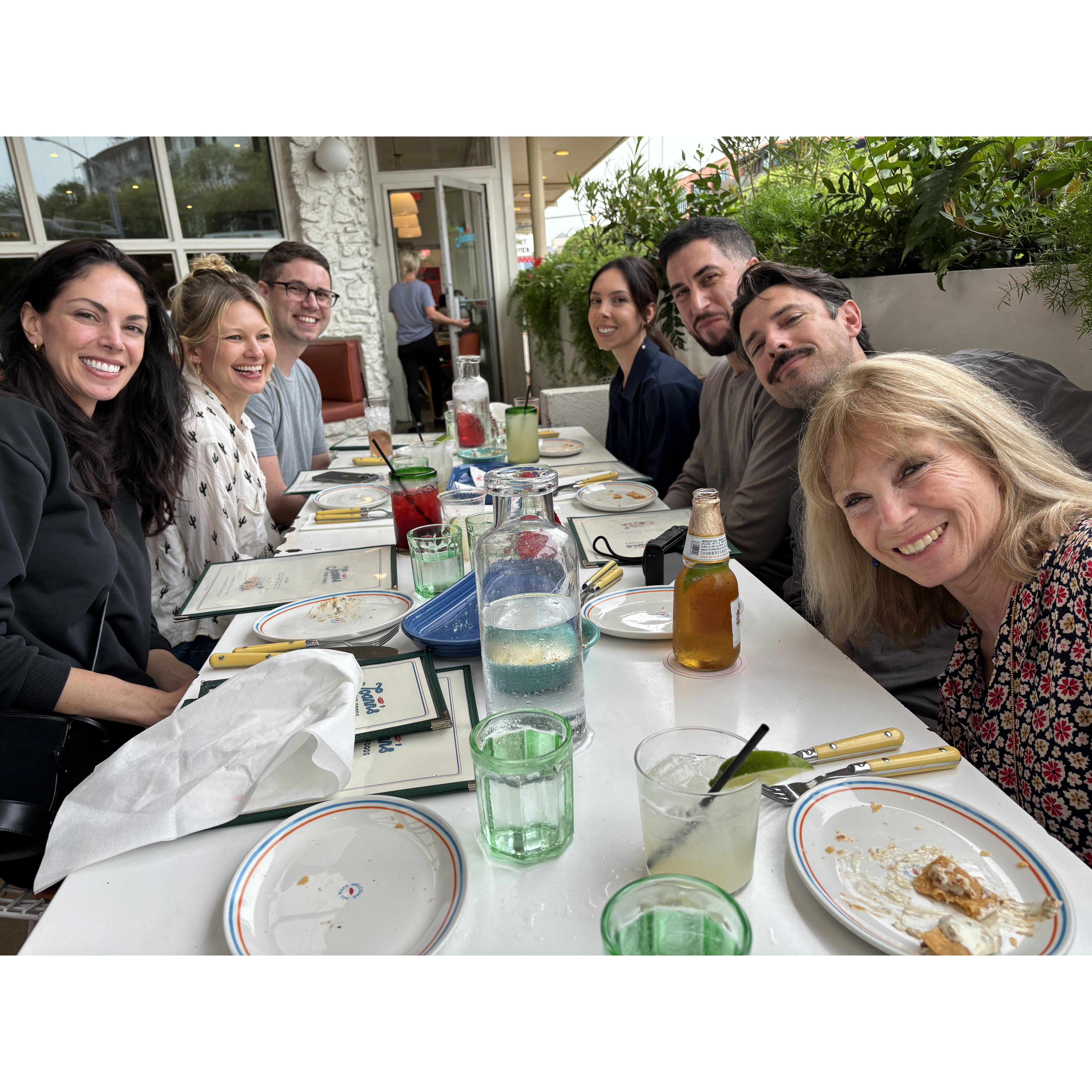 Trip to Austin for the launch of Trisha's (Aaron's sister) company!