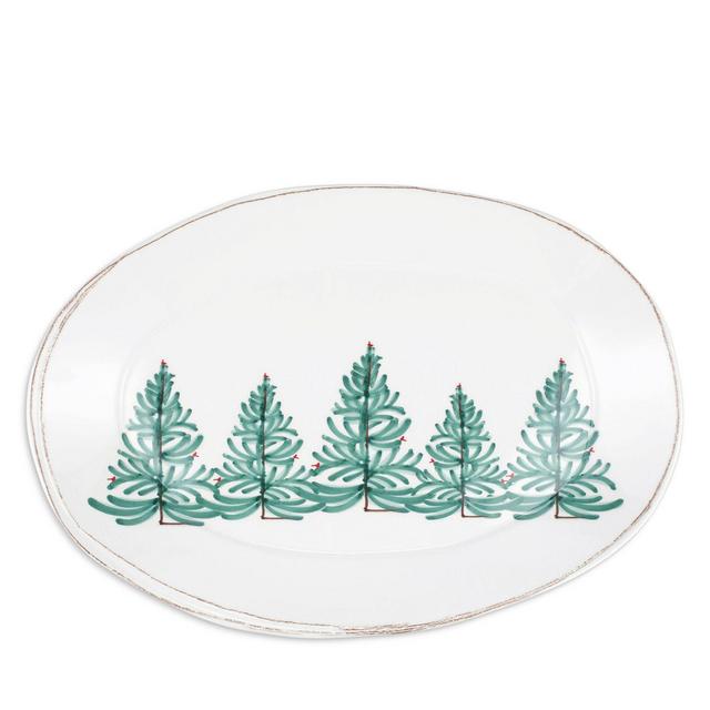 VIETRI Melamine Lastra Holiday Oval Platter