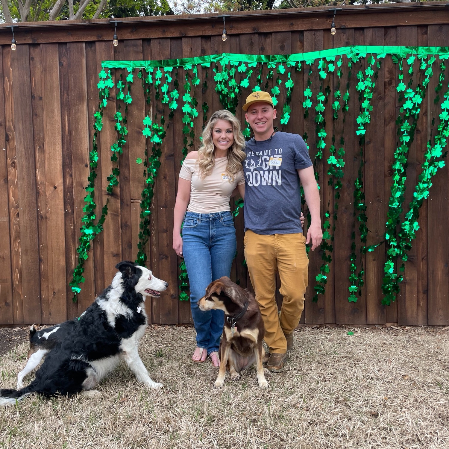 St. Pattys Day celebration with our Amigo  & Lola