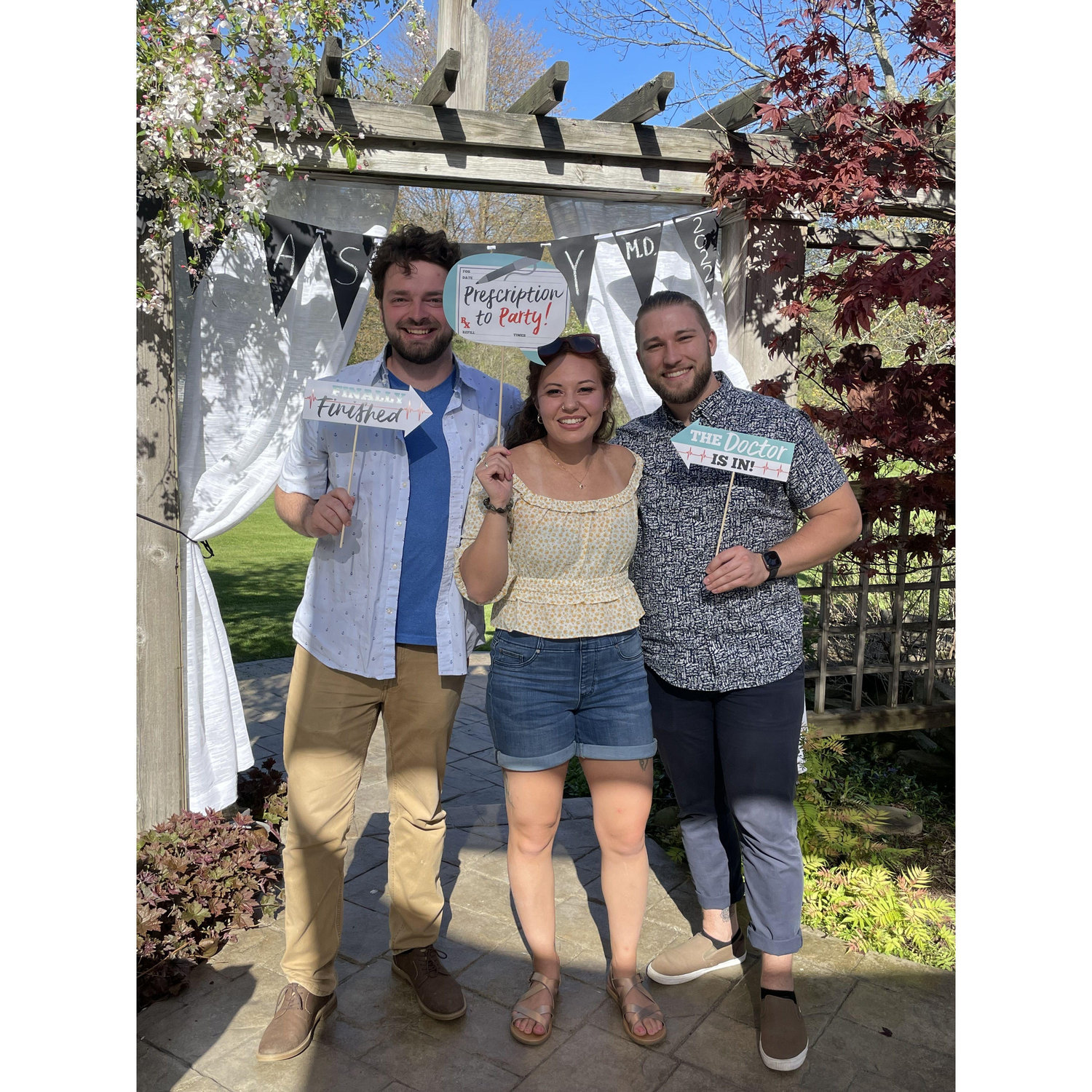 Celebrating medical school graduation