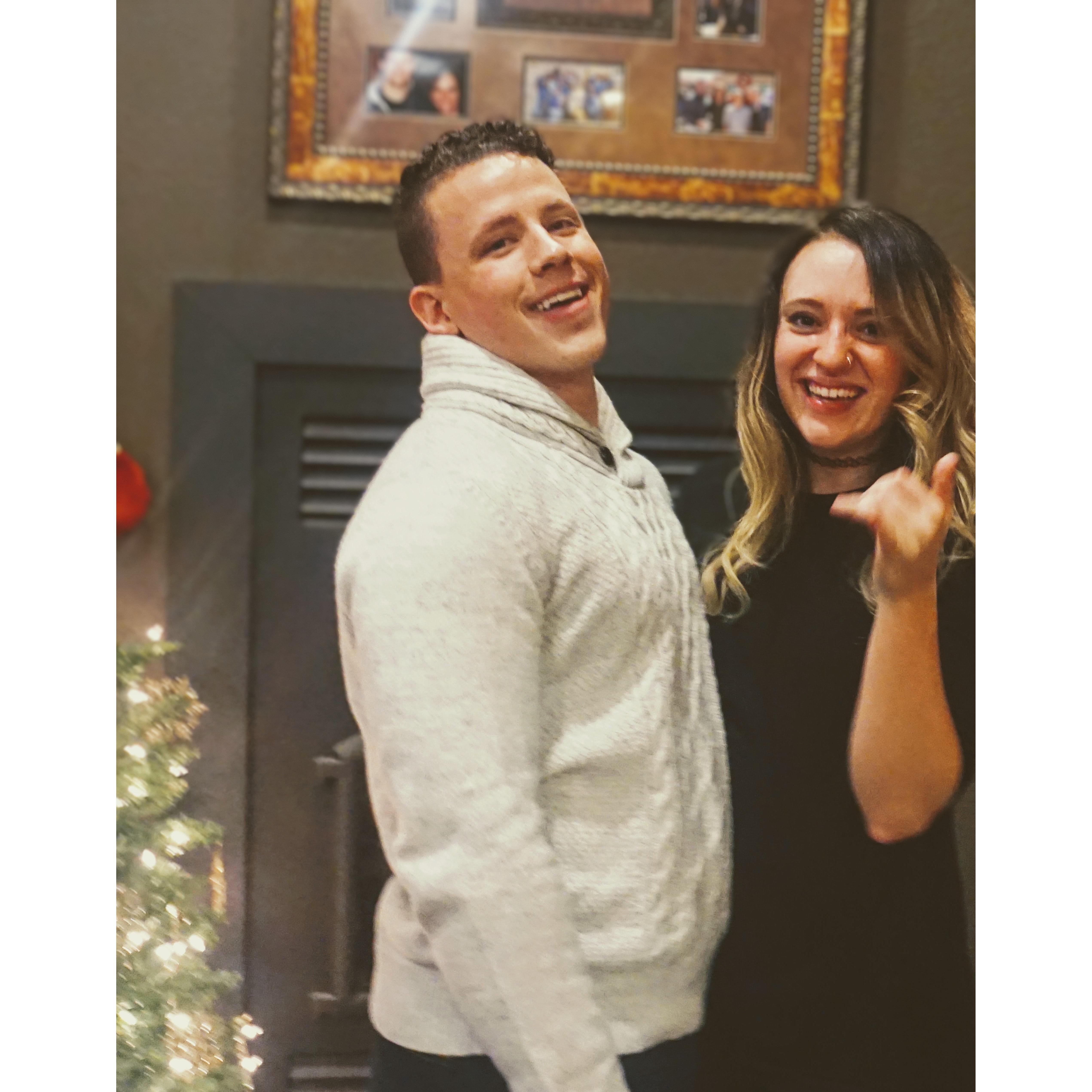 Ah, thanksgiving. It was the first time I was going home with him for the holidays and we ended up in the ER until 4:30 AM - you'll have to ask us for the full story sometime ;)