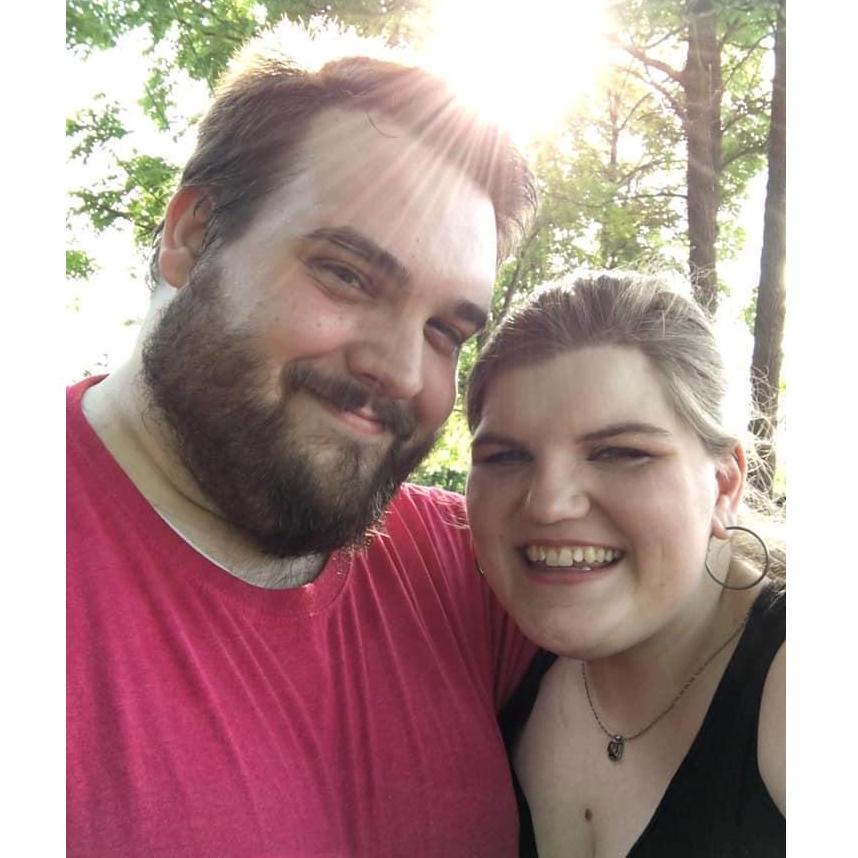 Right after we got engaged at Taste of Grayslake