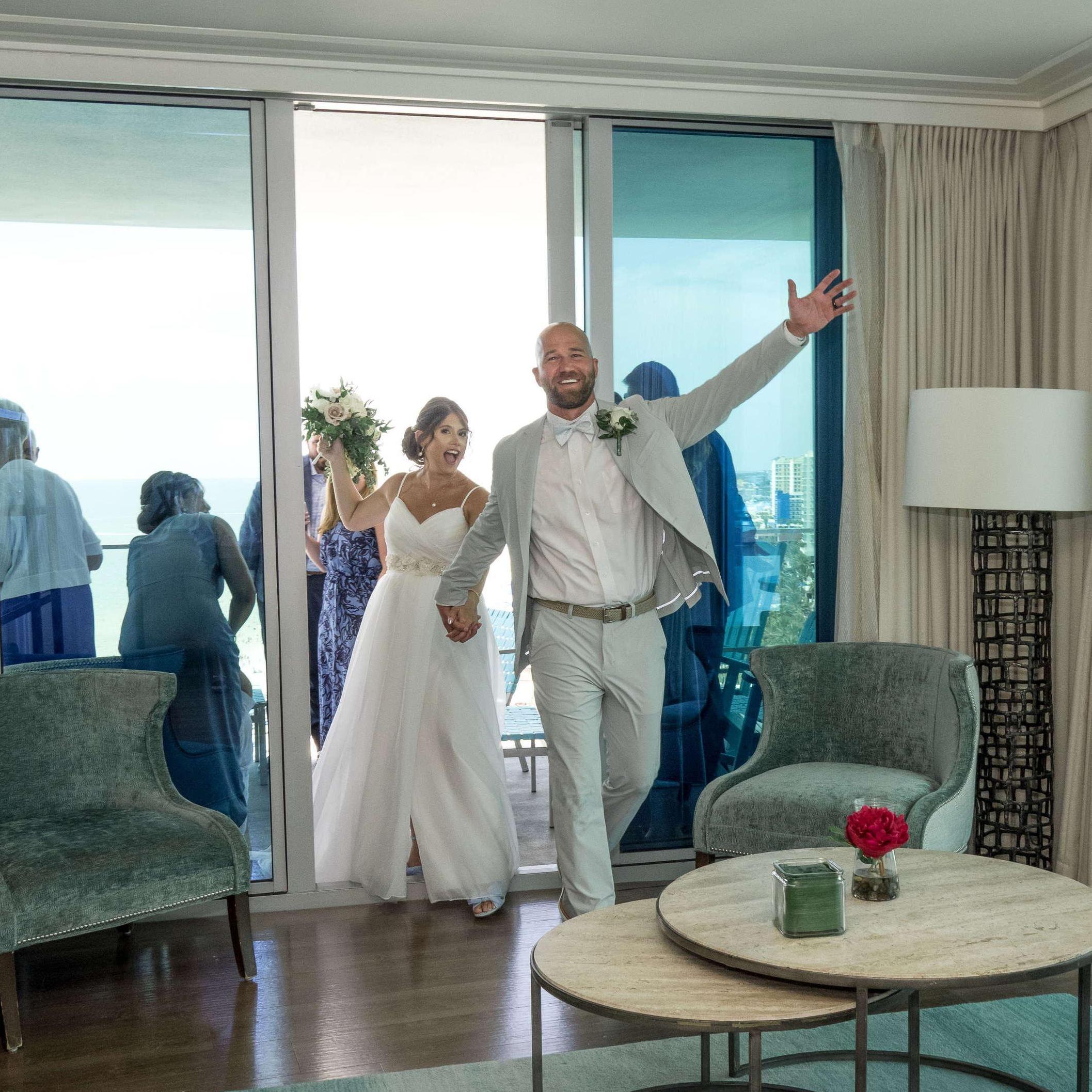For the first time ever, Mr. & Mrs. Huber!