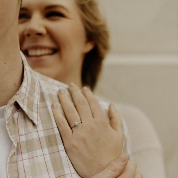 2-12-22 - Lauren came in clutch once again, and took some quick engagement pictures for us. We love them!!