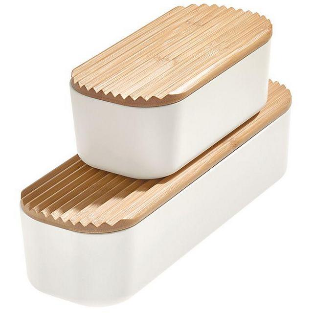 iDesign™ Compact Bin with Bamboo Lid