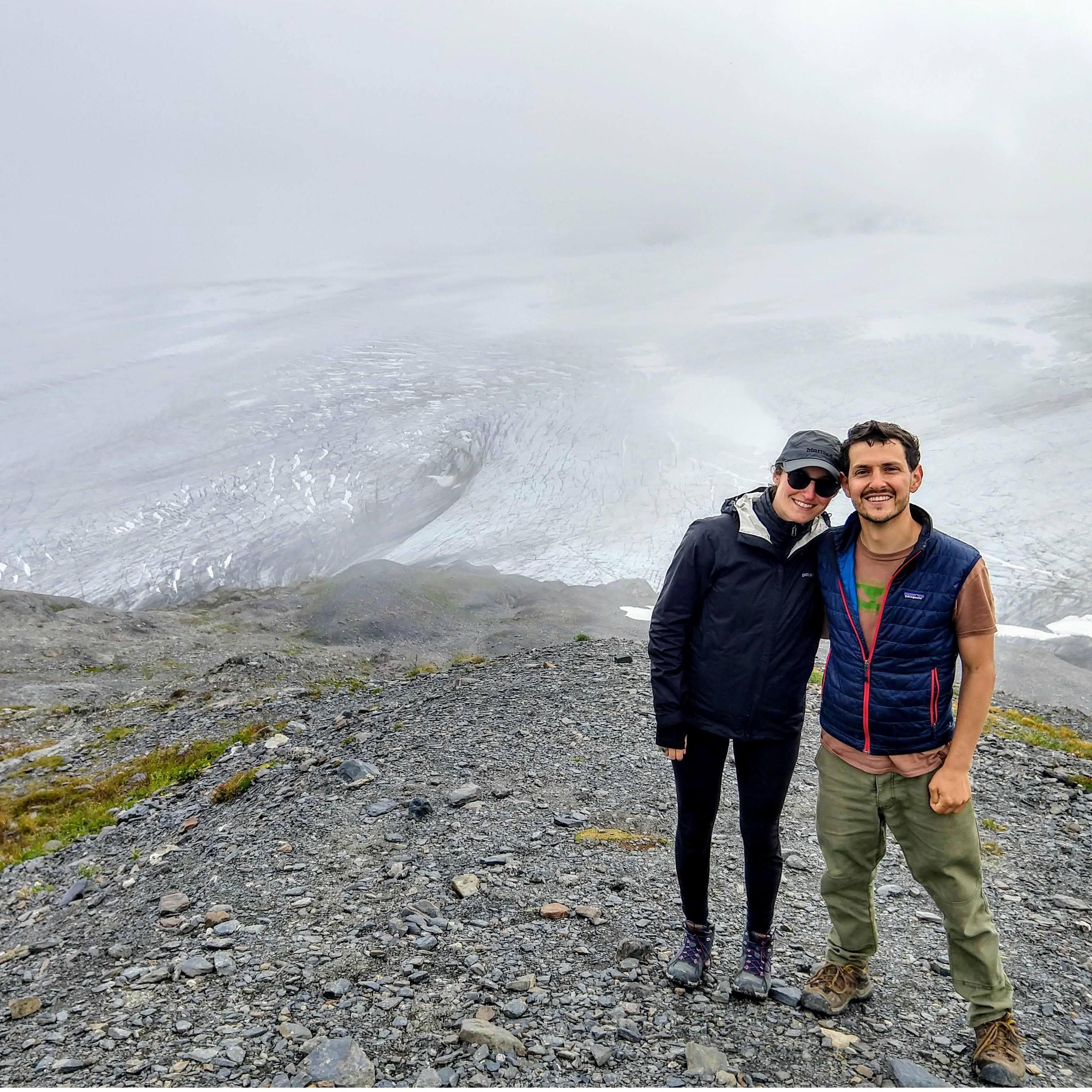 Hiked up the Exit Glacier Kenai Fjords National Parks, Alaska.