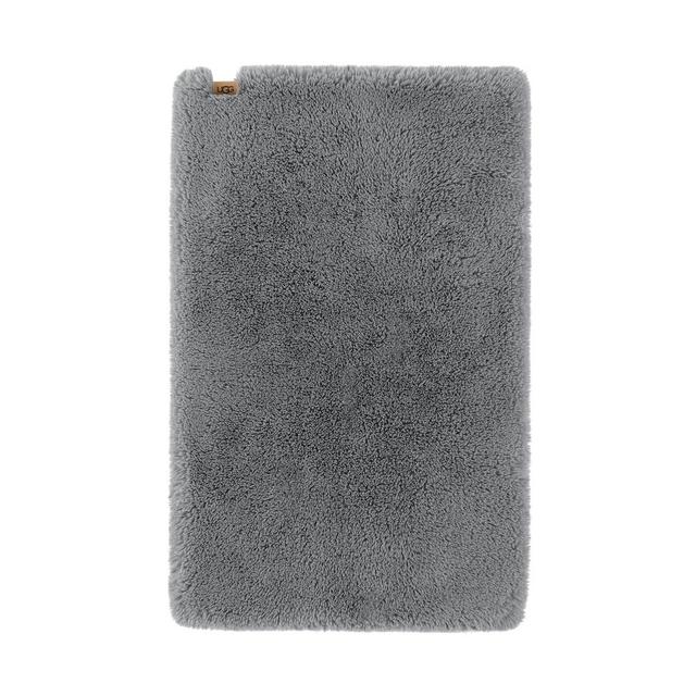 UGG® Aussie 2'3 x 3'8 Faux Fur Accent Rug in Seal Grey