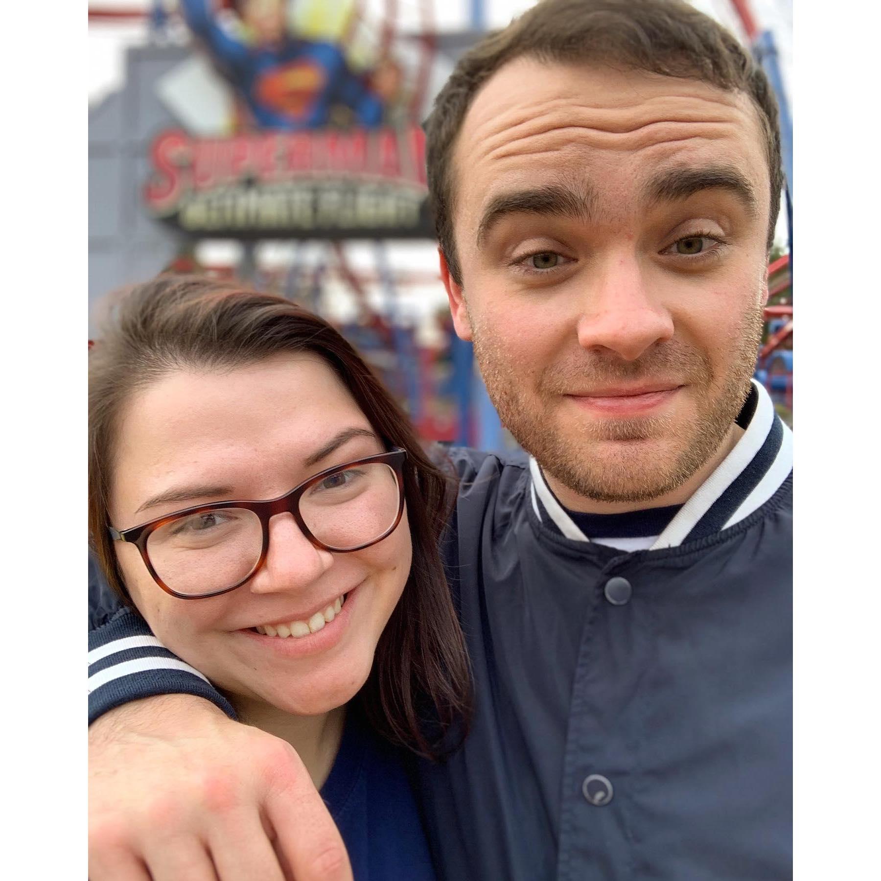 The first picture we took together. About a month after our first date.