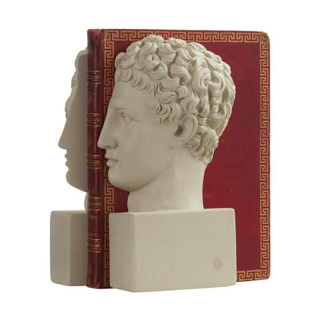 Bookend S/2 Hermes Bisque