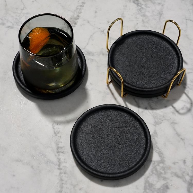 Earthenware Coaster, Set of 4