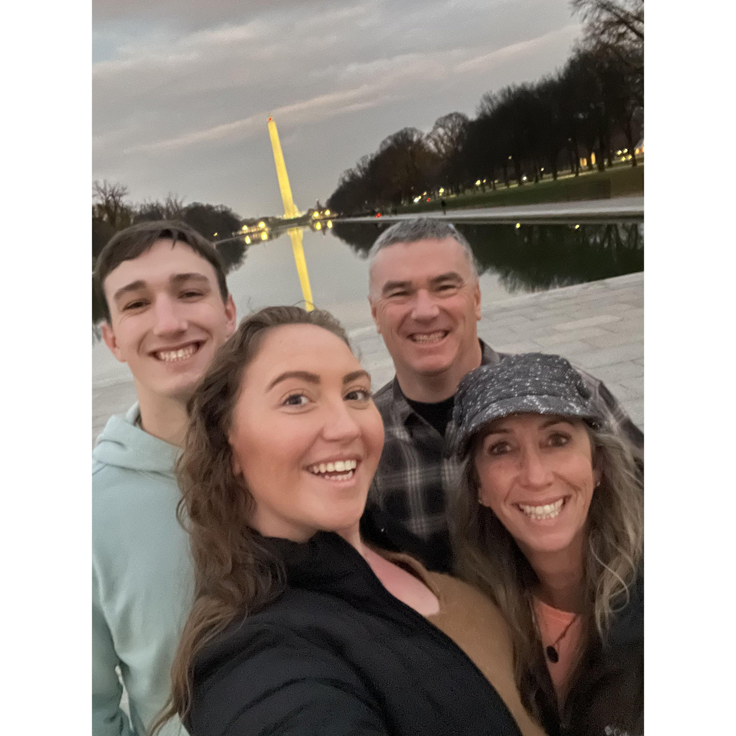 Visiting with Teagan's parents with a  trip to DC!