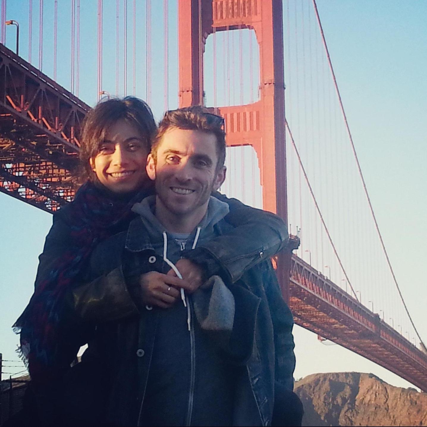 Taken in 2012...obviously in SF...this was one of many cross country trips that we took over the course of the first 3 years as we dated long distance.