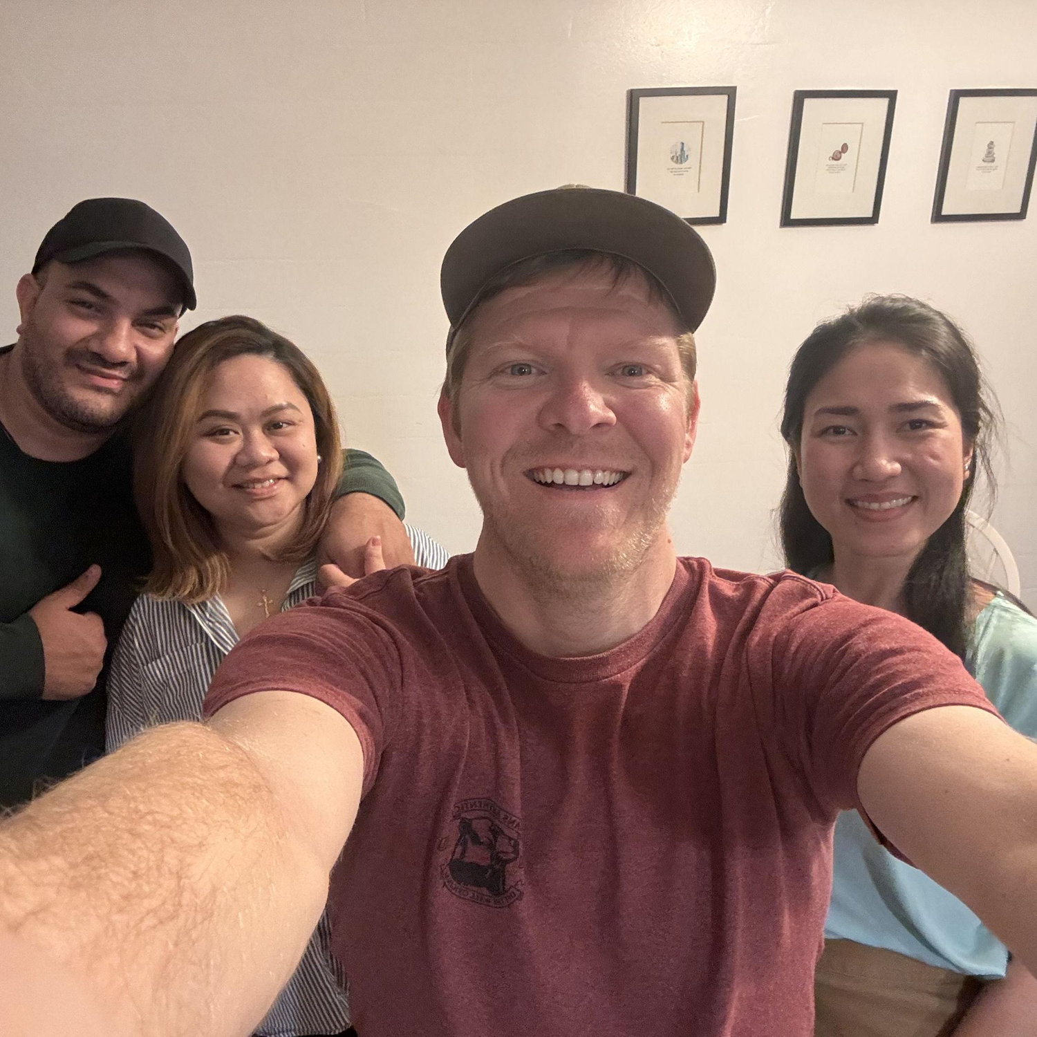 Friends from L.A., Hayley and Noba, came to see us in Phoenix