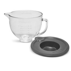 5 Quart Tilt-Head Glass Bowl with Measurement Markings & Lid | KitchenAid US