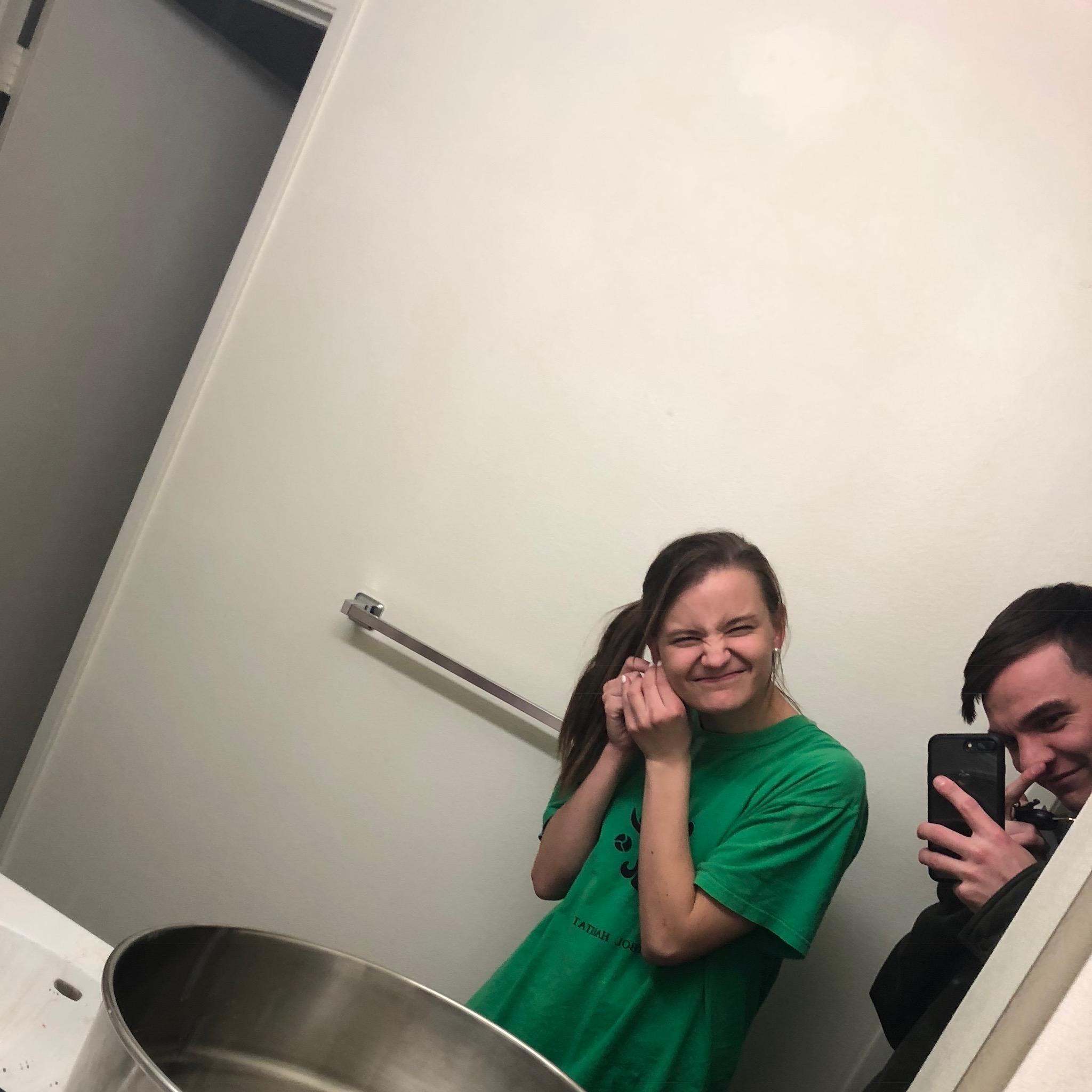 Chris's favorite pasttime is capturing bad pictures of me.