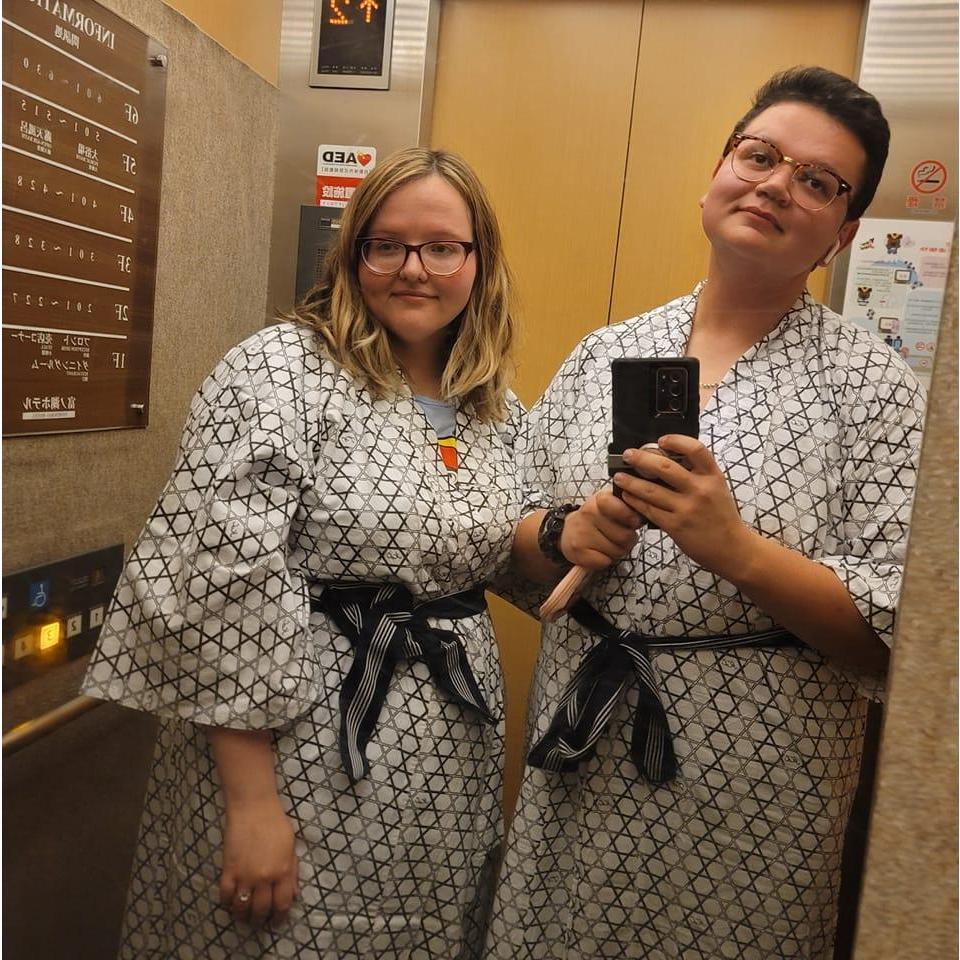 Japan 2023! We were at a hot spring hotel, right outside of Mt. Fuji.