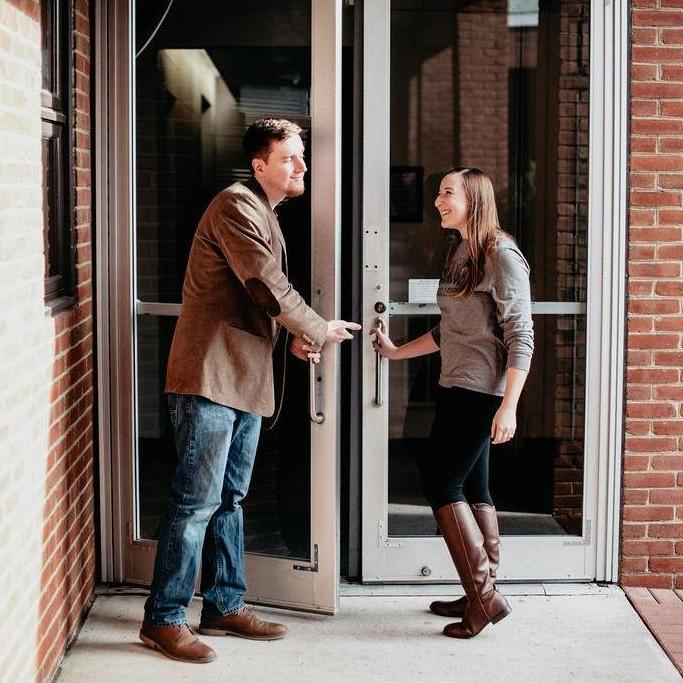 This is the very doorway where we met