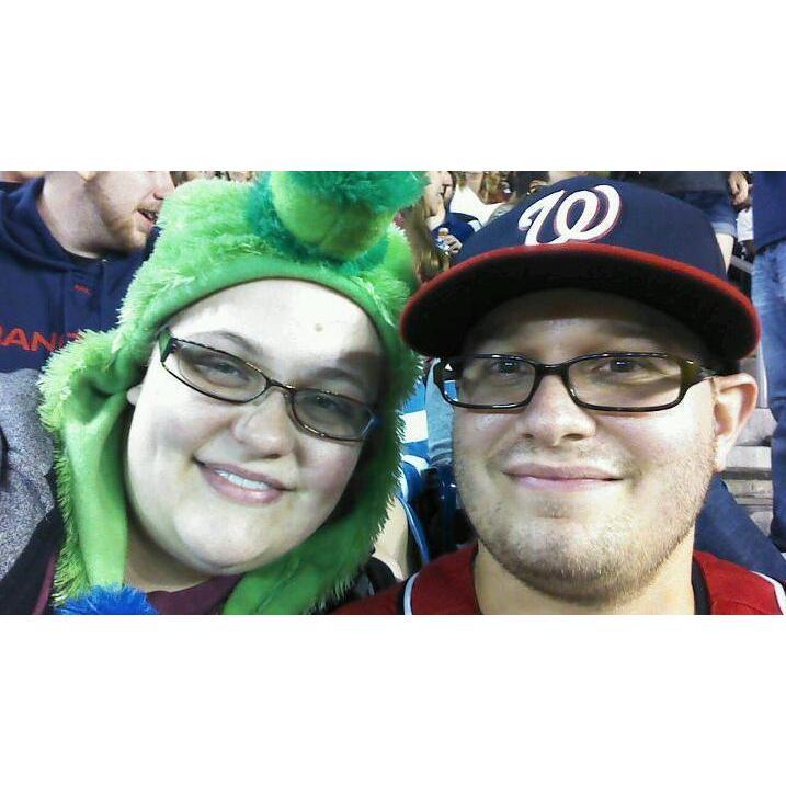 Nationals game with a Philly monster because it's cute.