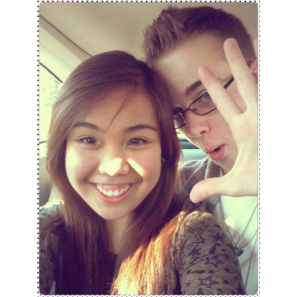 First day of senior year! September 2012.