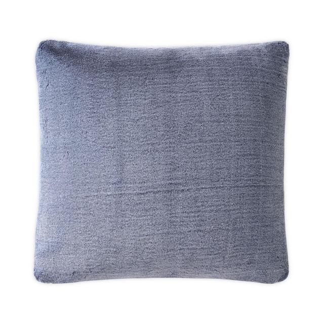 UGG® Dawson Tipped Faux Fur Square European Throw Pillow in Navy